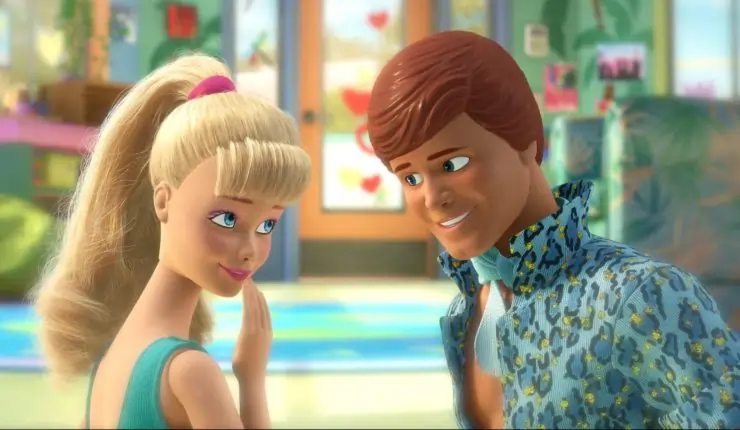 Ken and barbie chat in Toy Story 3