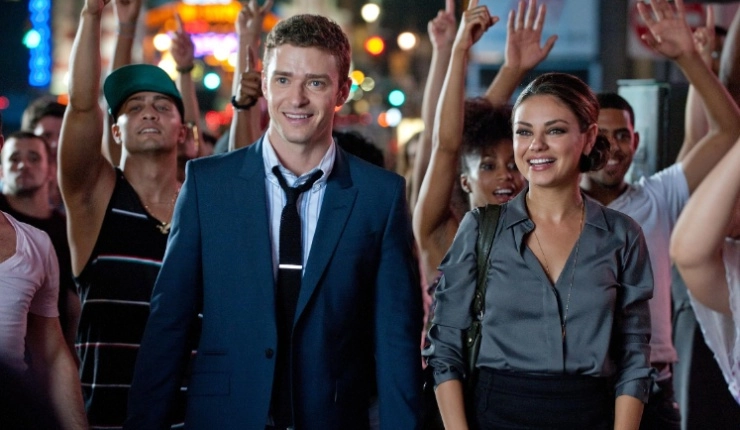 Mila Kunis and Justin Timberlake in Friends with benefits