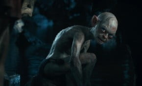 A gollum creature looking angrily at someone for his precious