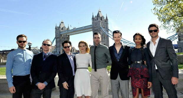 Star Trek Into The Darkness cast in London