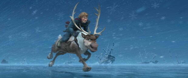 "FROZEN" (Top to Bottom) KRISTOFF and SVEN ©2013 Disney. All Rights Reserved.