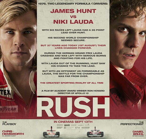 Rush - Hunt vs Lauda Anniversary