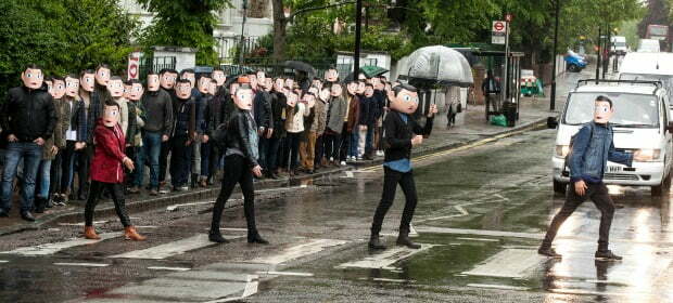 Frank_100 Franks head to Abbey Road for London's most famous crossing