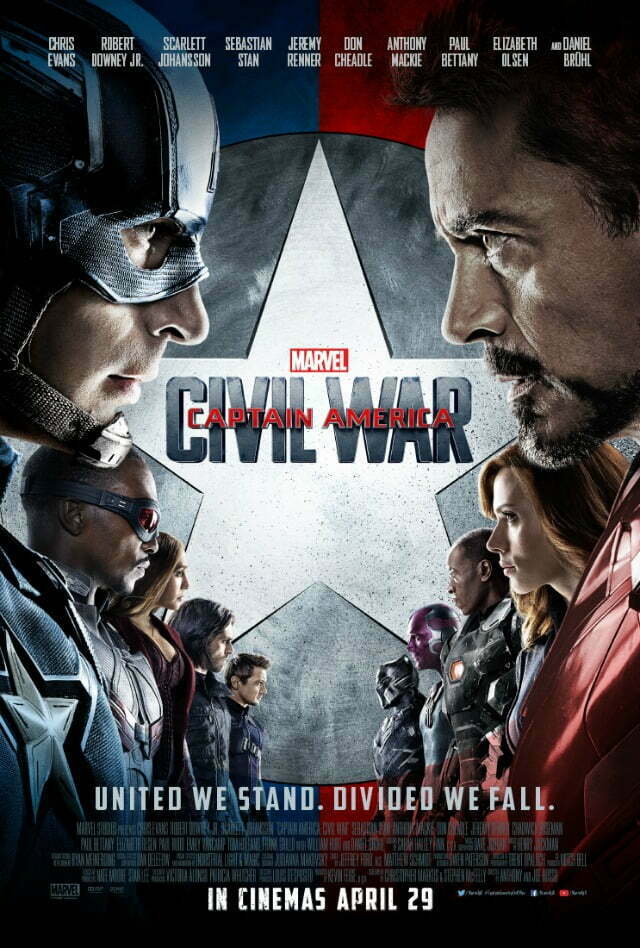captain america civil war poster