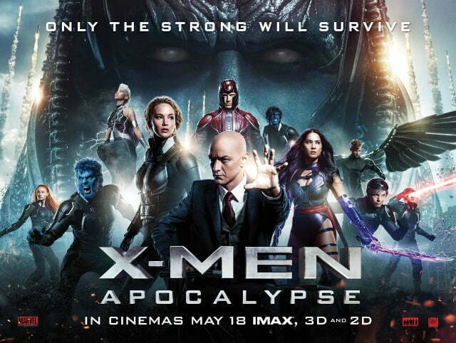X-MEN_Apocalypse UK Qaud Poster