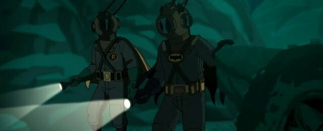 batman and robin scuba diving outfits