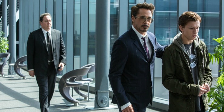 New Spiderman: Homecoming Trailer Tony Stark Mentors Peter, Gets New Suit