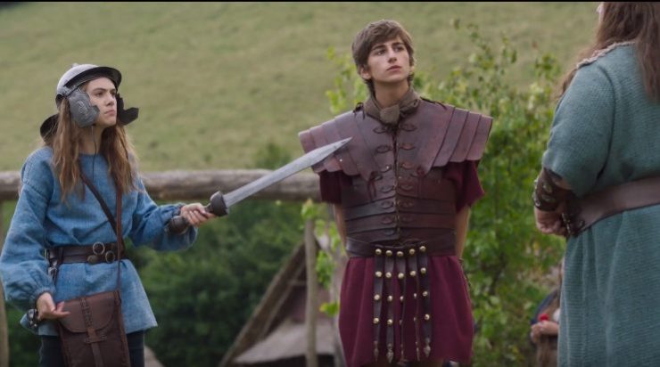 In Horrible Histories: The Movie -Rotten Romans Clip Keeping A Prisoner Is Hard Work