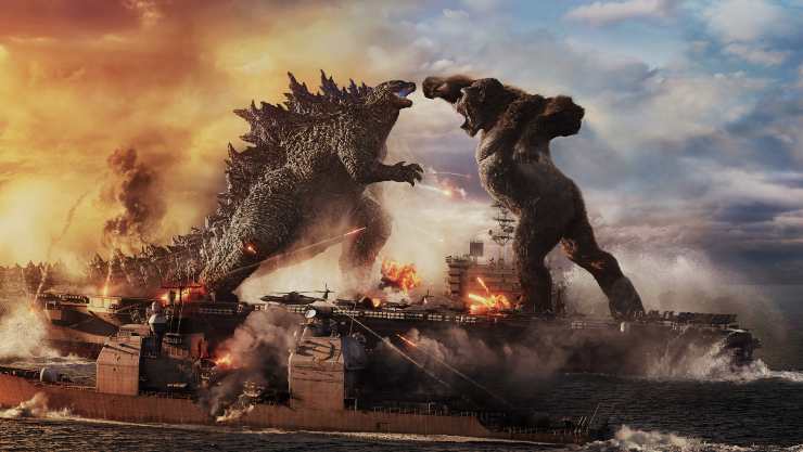 King Kong and Godzilla monsters clash in Godzilla vs kong