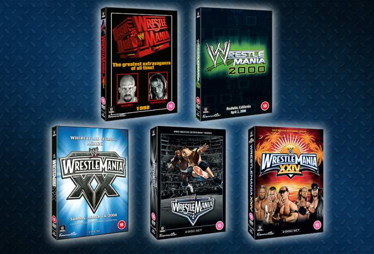 Win Five ‘Best’ WWE Wrestlemania’s  On DVD