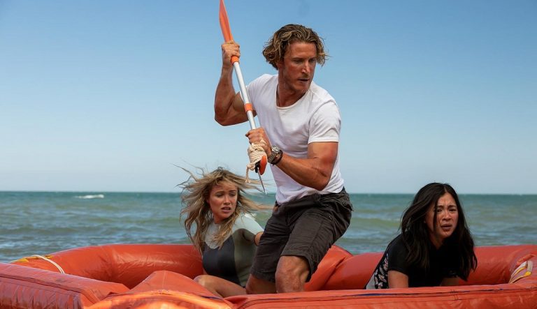 Stills photography on the set of "Great White"