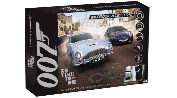 The Micro Scalextric James Bond 007 No Time To Die box set