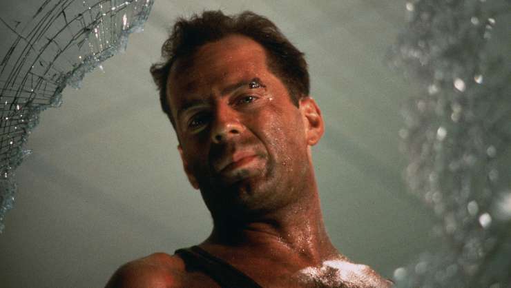 A scene from Die Hard