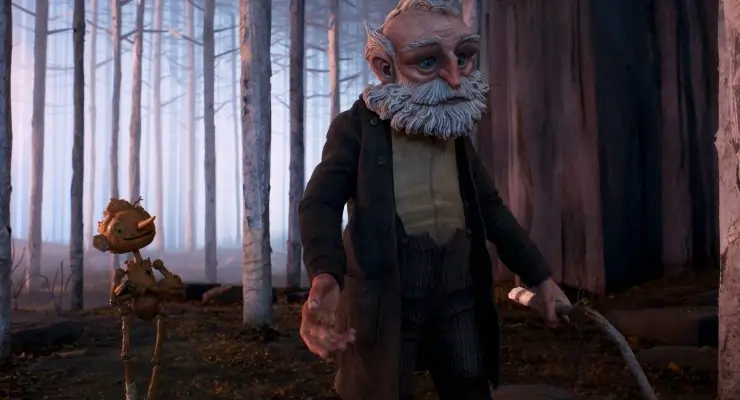A scene from Guillermo Del Toro's Pinocchio