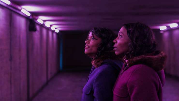 Letitia Wright and Tamara Lawrance in the Silent Twins