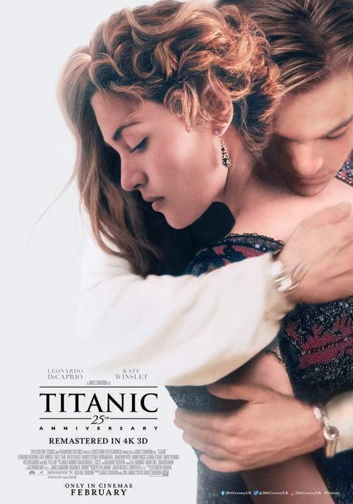 Titanic 25th Anniversary Poster out on 10th February