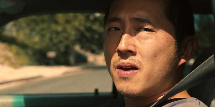 Steven Yeun in Beef out on Netflix from 6th April