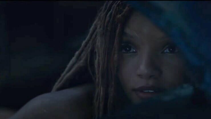 Halle Bailey in The Little Mermaid on 26th May 2o23 in UK Cinema