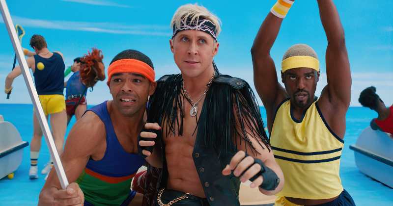 Ryan Gosling stars as Ken in Barbie out in UK Cinemas on 21st July 2023