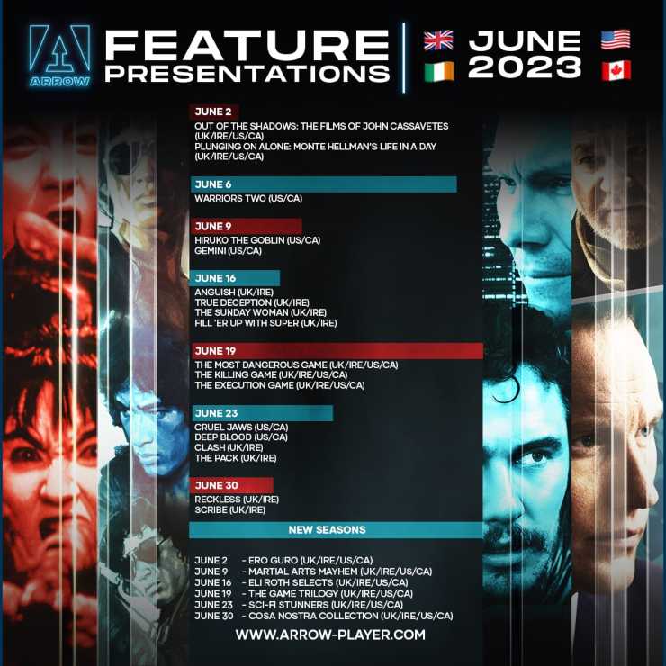 June ARROW Line up