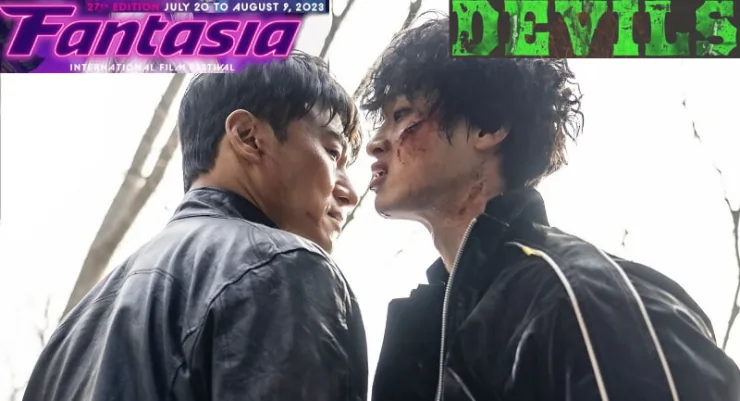 2 Asian men face to face in Devils