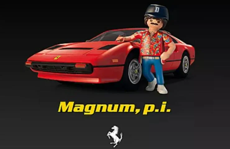 Playmobil Launches Magnum, p.i. Ferrari