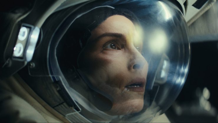 Noomi Rapace in a space suit in Constellation