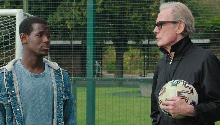 Micheal Ward, Bill Nighy in The Beautiful Game