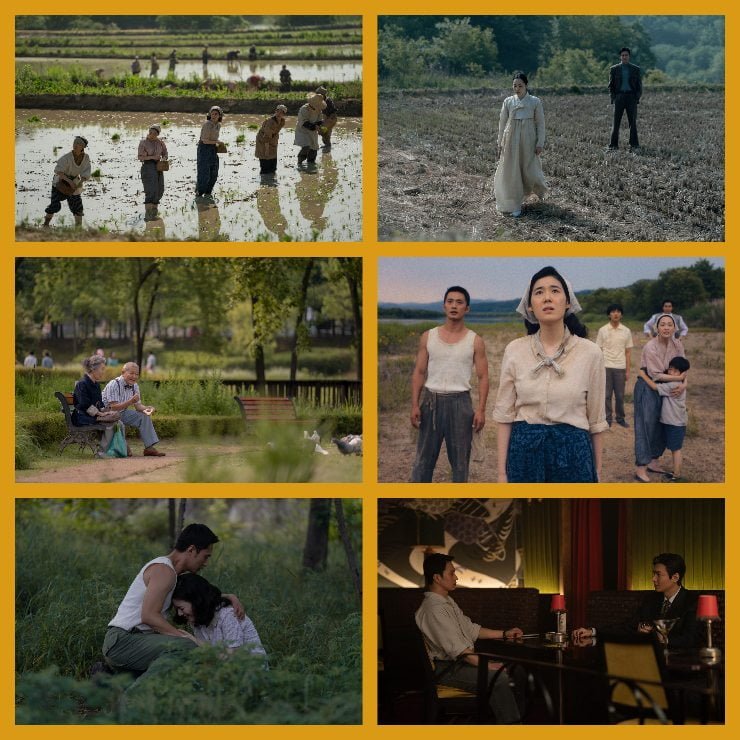 A selection of images combined from Pachinko Season 2 first look images coming August 2024