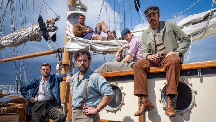 All the main cast for The Ministry of Ungentlemanly Warfare