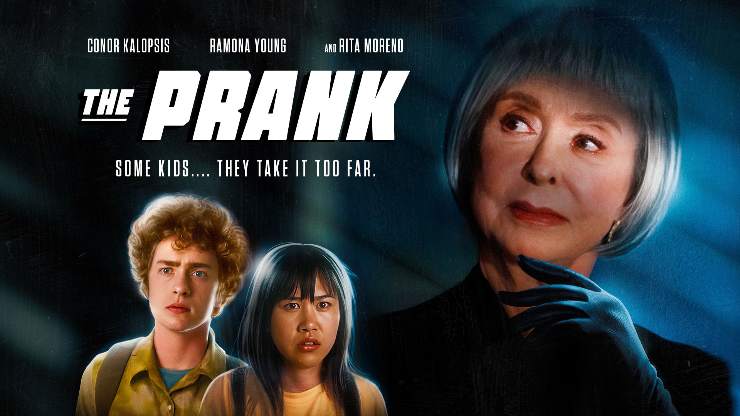 The UK version of the Artwork for The Prank starring Rita Moreno