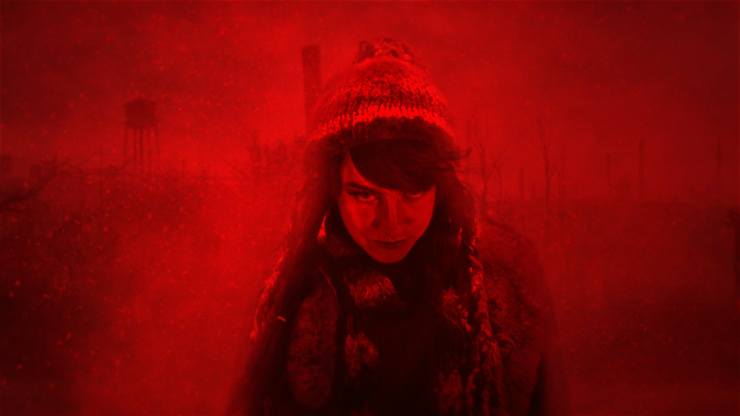 Woman with sadistic smile from Agatha
