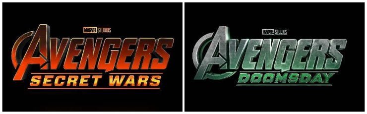 Logos for Avengers 5 and 6 films