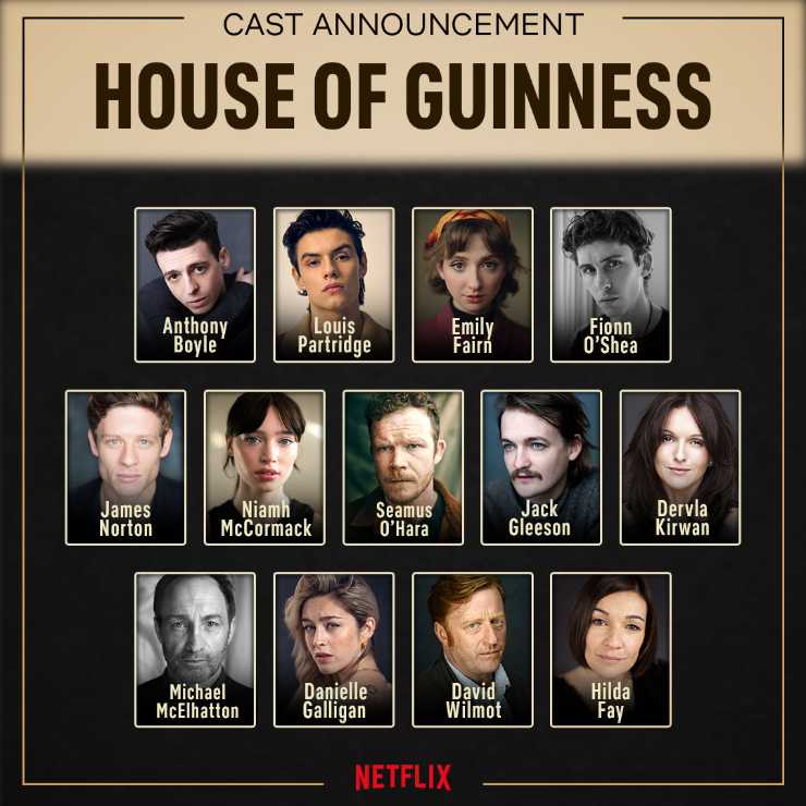 The whole cast images for House Of Guinness