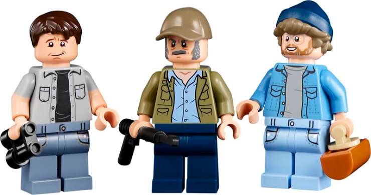 3 Lego men from JAWS