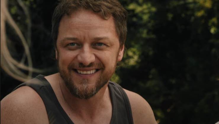 Man with an evil smile