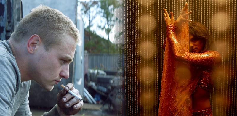 Man smoking and a transwoman dancing in Sari, Unicorns