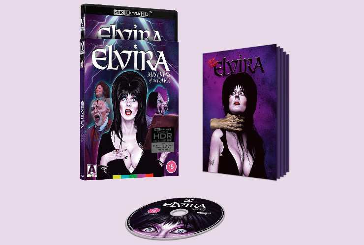 UK Artwork for Elvira 4K Arrow Video