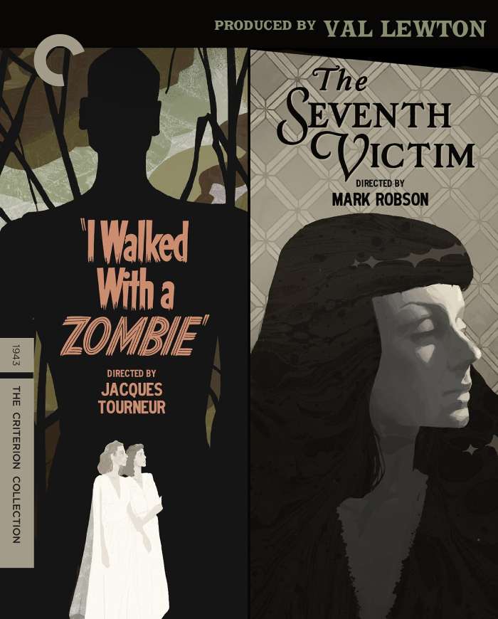 UK Artwork for I Walked With A Zombie / The Seventh Victim Criterion Collection Blu-ray