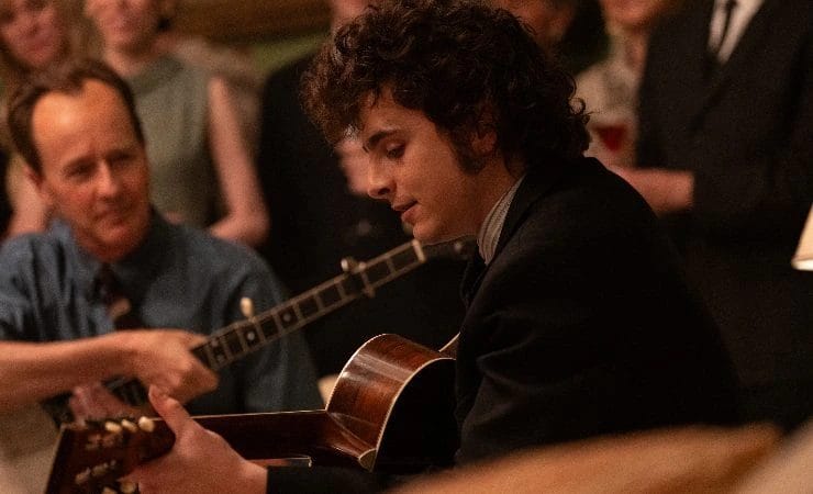 Timothee Chalamet in A Complete Unknown