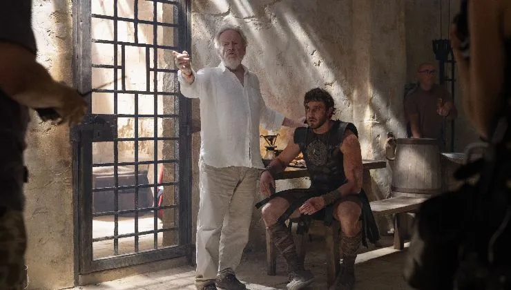 Gladiator 2 Ridley Scott advicing Paul Mescal