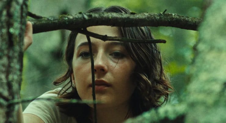 A young woman stares in a Good One