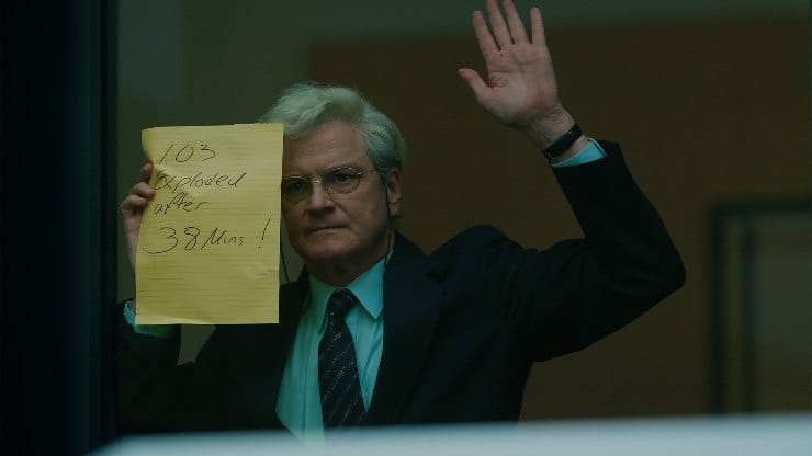 Colin Firth is Dr. Jim Swire in Lockerbie: A Search for Truth