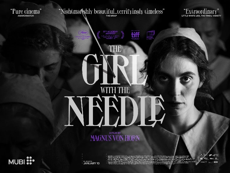 The Girl With The Needle UK Quad artwork