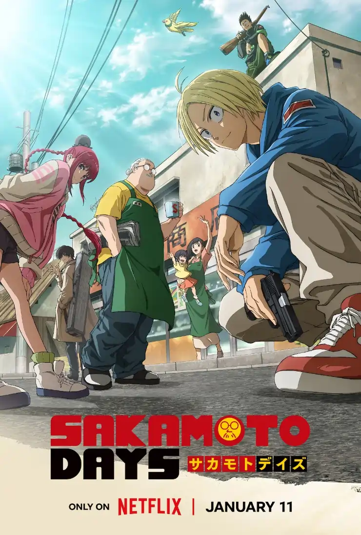 Sakamoto Days cast Artwork
