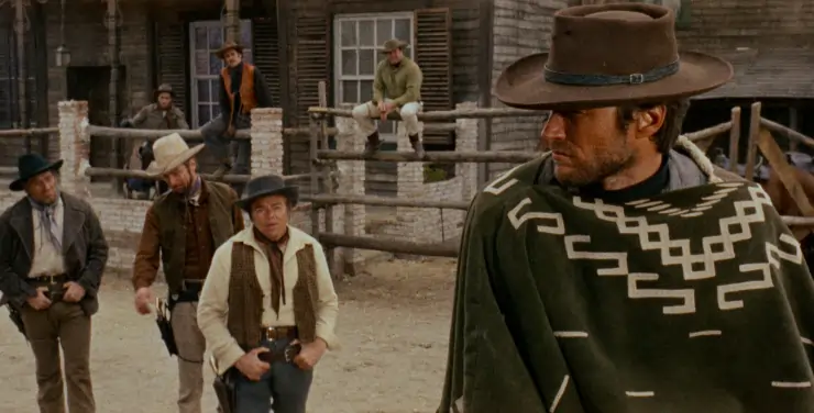 Clint Eastwood in A Fistful Of Dollars