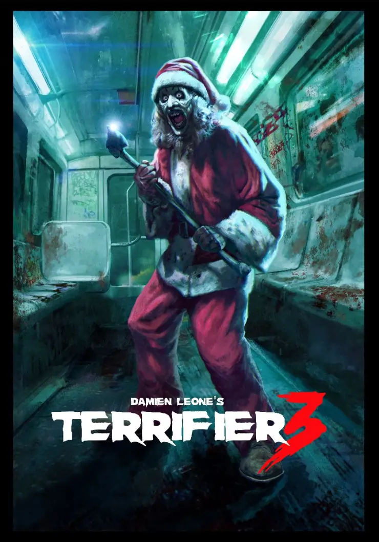 Terrifier 3 Subway Poster