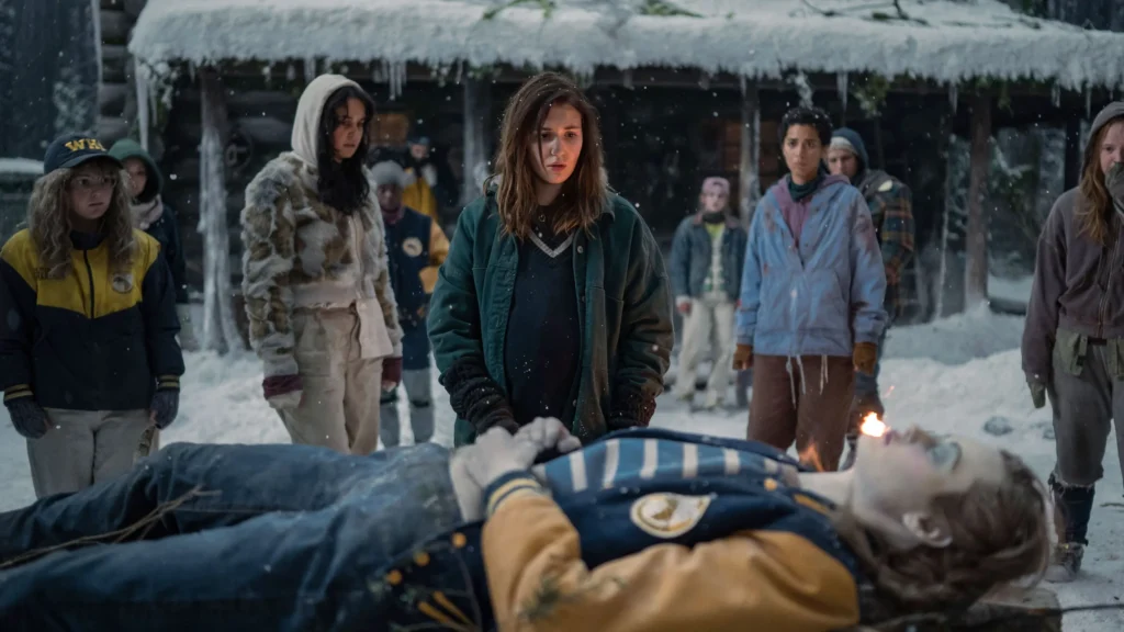 A dead body appears in Yellowjackets