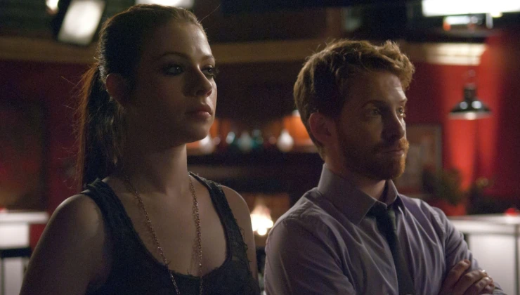 Michelle Trachtenberg in Sexy Evil Genius with Seth Green her Buffy co-star