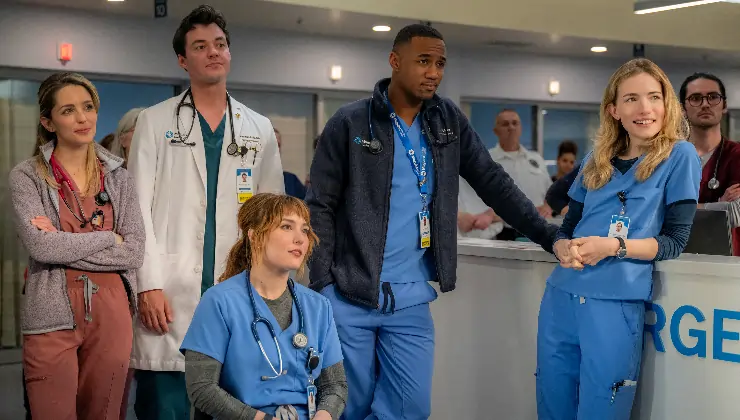 doctors and nurses smile together in Pulse coming to Netflix